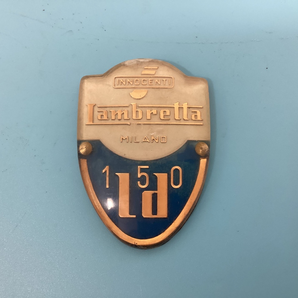 cover casa Lambretta  エンブレム  人気大割引 Badge horn  ランブレッタ ホーン バッジ  -1967 LIS SX  Innocenti emblem LI