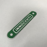 Badge for Seat Cover - Innocenti - Green & Silver thumbnail
