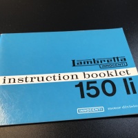 Book - Owners Manual - Original - Li 150 Series 3 - New Old Stock thumbnail