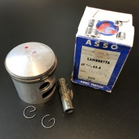Piston Kit - 62.6 - Asso - TV175 - New Old Stock thumbnail