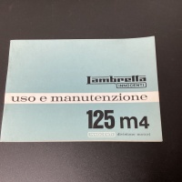 Lambretta 125M4 Handbook - Original - Italian thumbnail