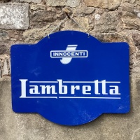 Lambretta Dealer Sign - Double Sided - Original  thumbnail