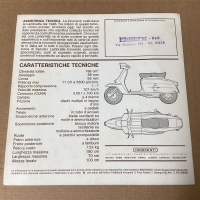 Lambretta Leaflet - SX200 thumbnail